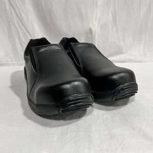 Brazo’s Black Leather Slip-On Loafers‎ for Men size 10
